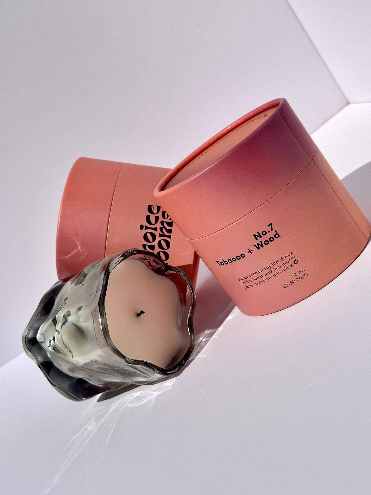 wick and vessel tobacco and patchouli No. 7 Tobacco + Wood Candle