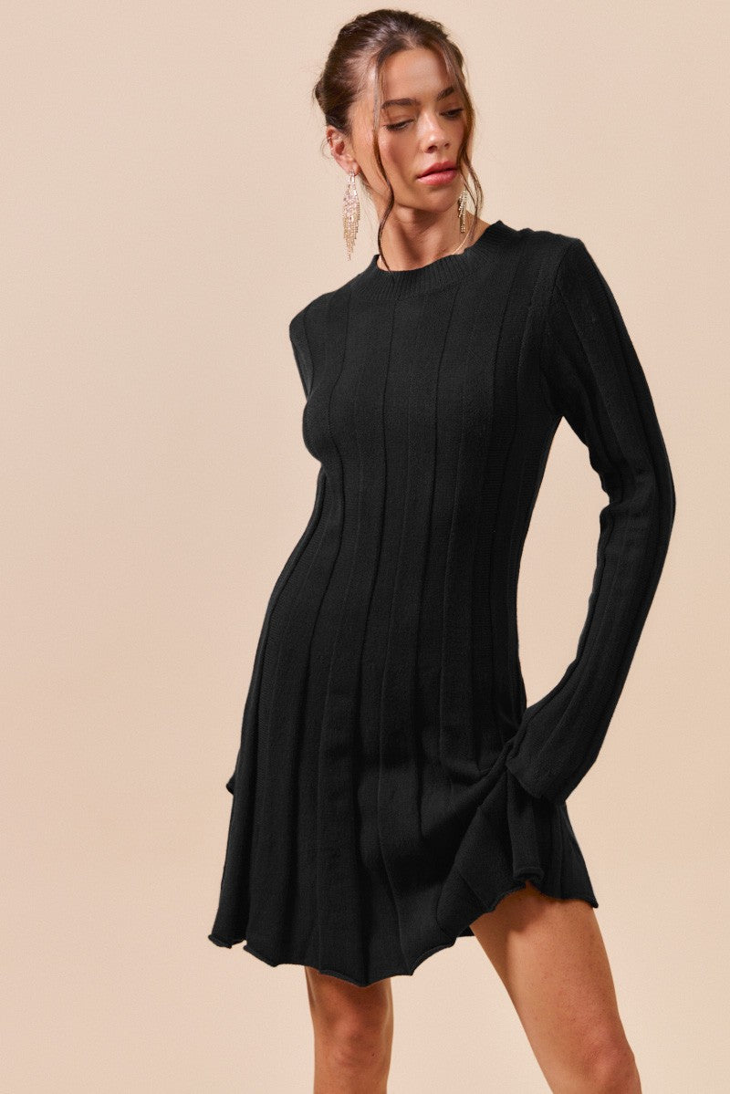 Gwen Sweater Dress in Black Gwen Sweater Dress in Black