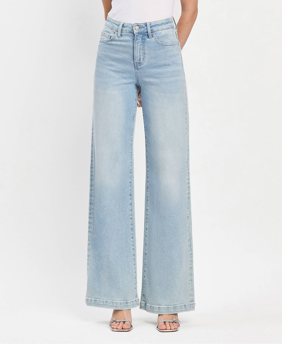[RECTO] / ☆ 25SS HIGH-RISE CURVED LEGS PANTS / DUSTY BLUE RECTO - Official Website