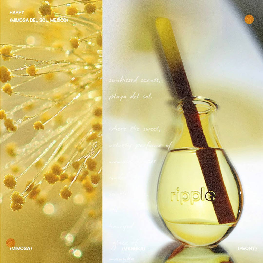 Ripple⁺ Happy Reed Diffuser – Mimosa – 150ml | The Land of Salt