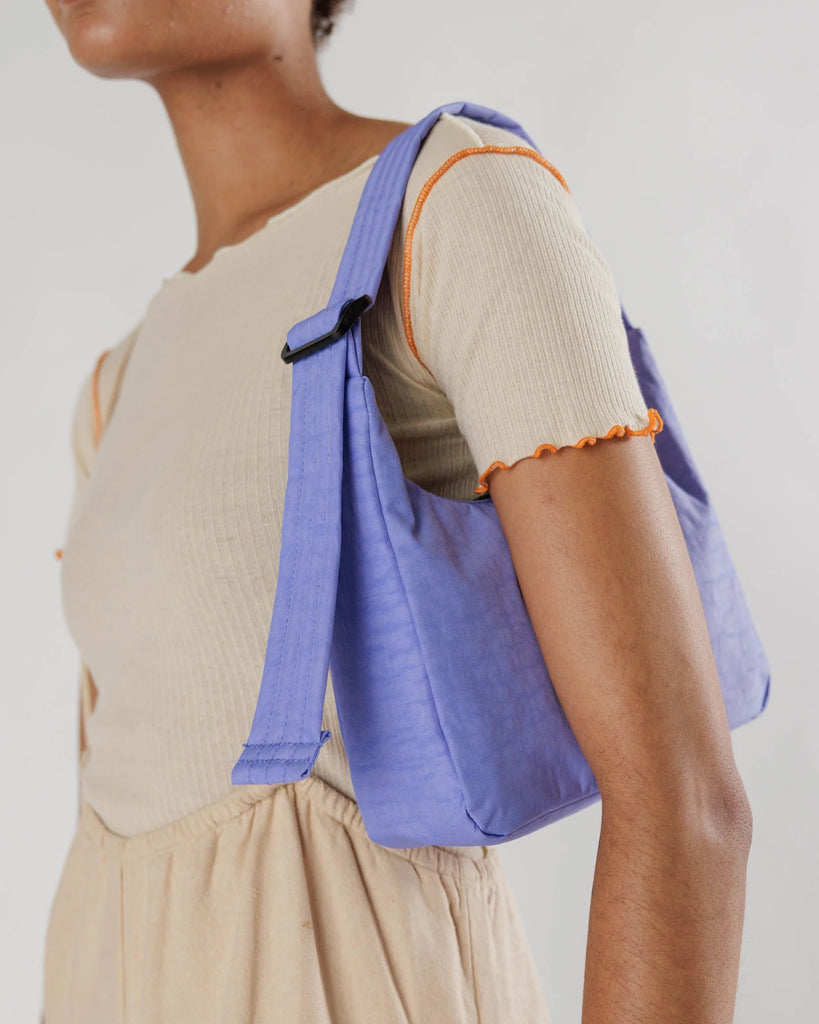 Nylon Mini Shoulder Bag - Lilac