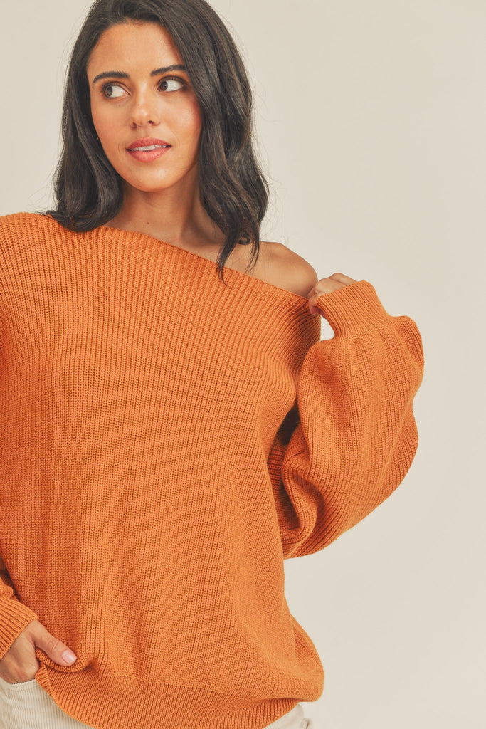 Everett Sweater in Orange