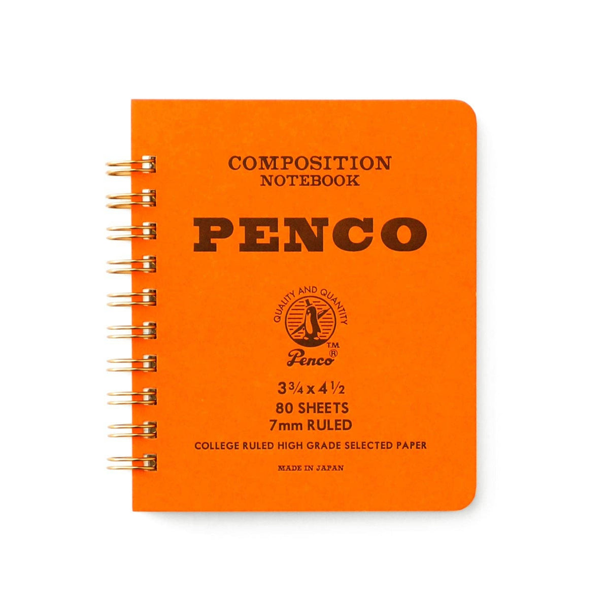 Orange Coil Notebook | The Land of Salt