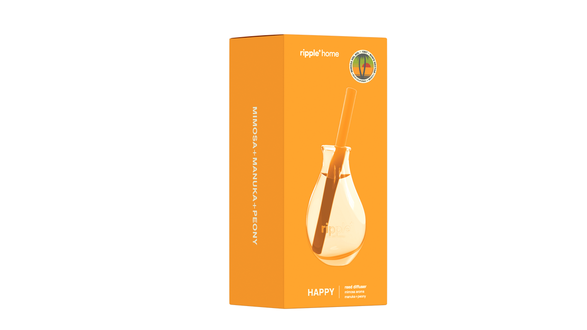 Ripple⁺ Happy Reed Diffuser – Mimosa – 150ml | The Land of Salt