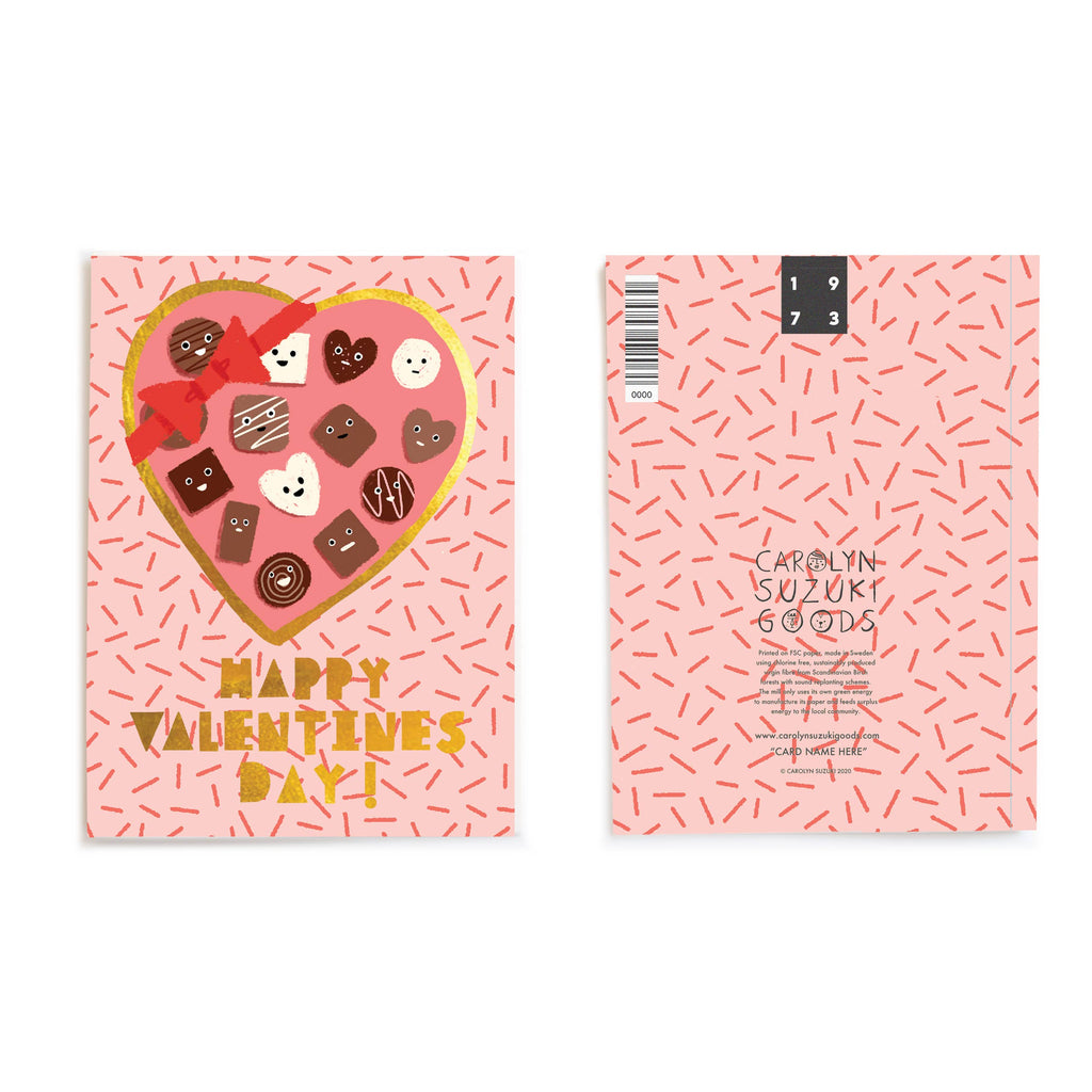 BOX O CHOCOLATES - Valentine's Day Card