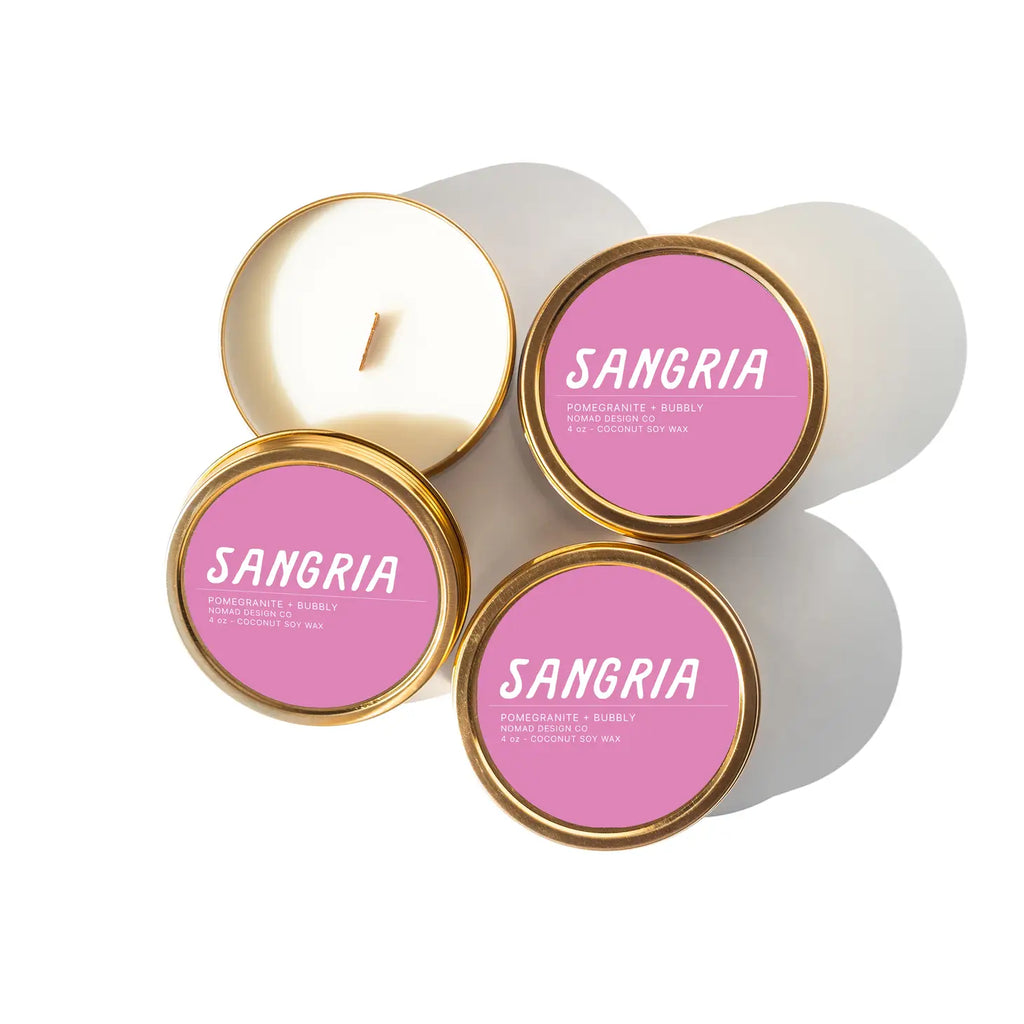 Sangria Travel Tin Candle