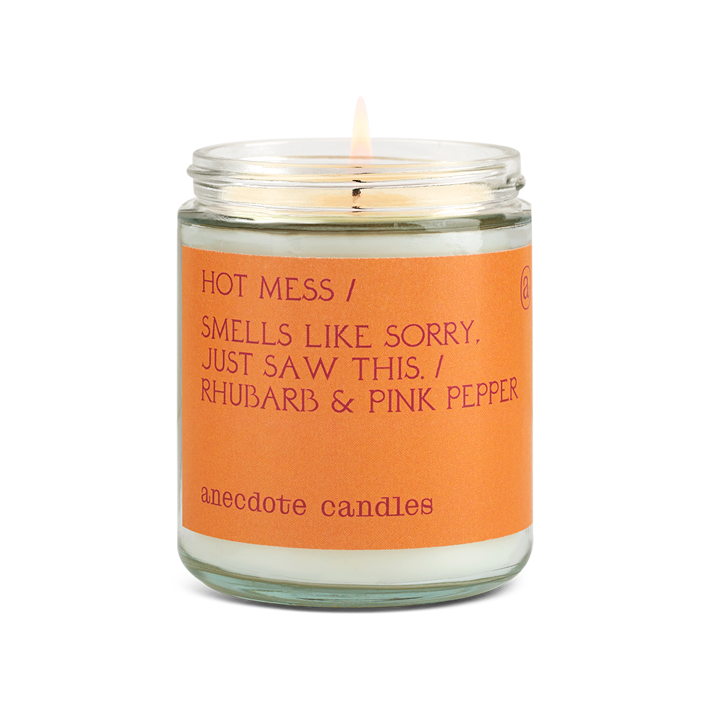 Hot Mess Candle (Rhubarb & Pink Pepper) Candle