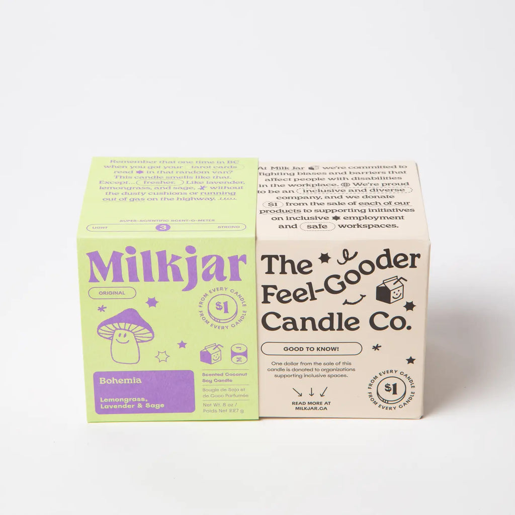 Milk Jar-Bohemia Candle