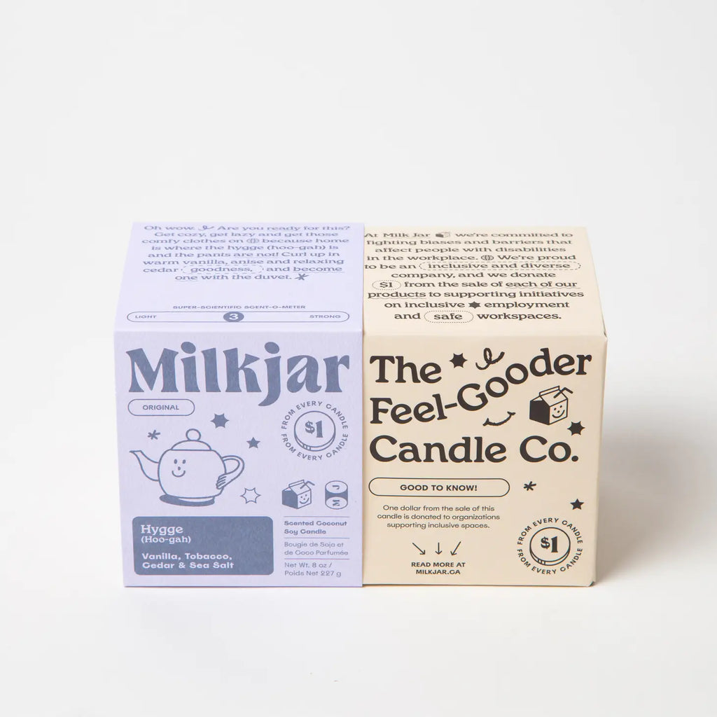 Milk Jar- Hygge Candle
