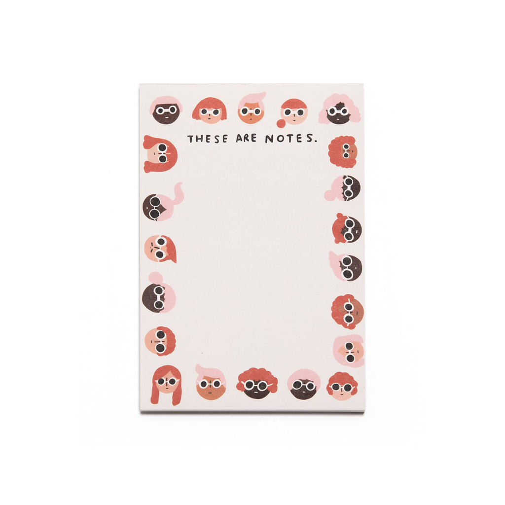 Faces Note Pad