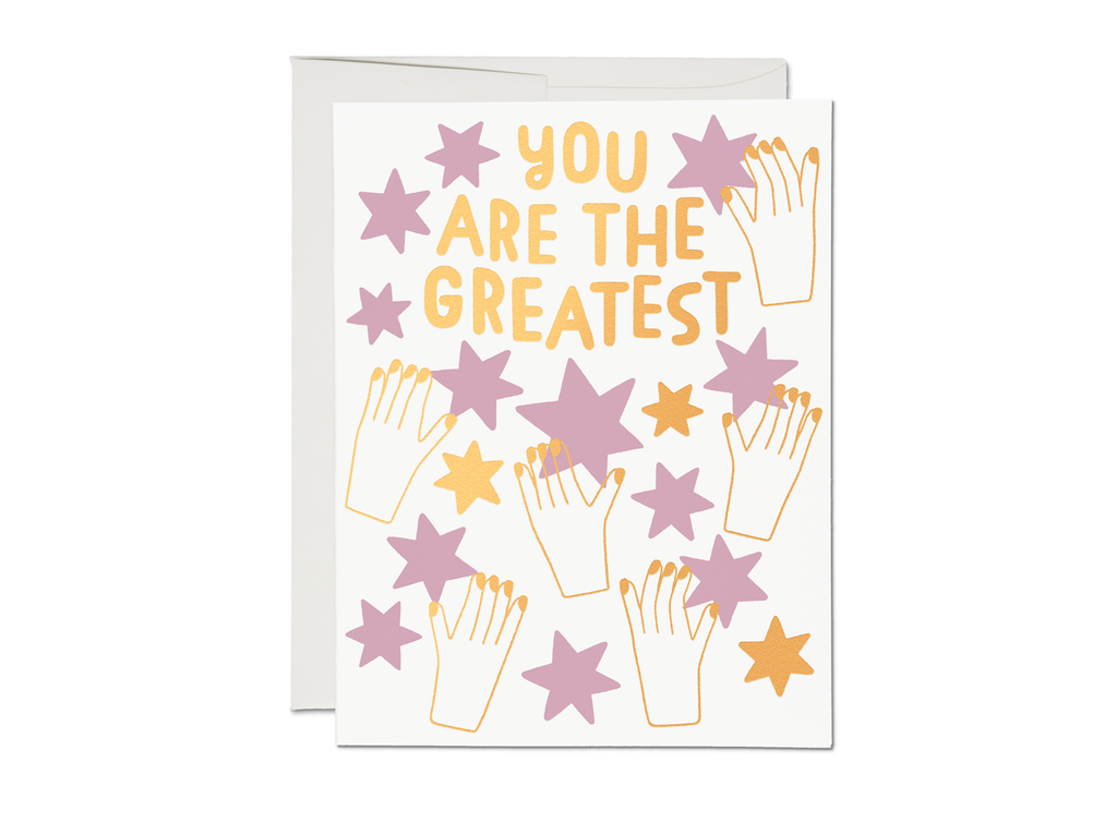 Clapping Hands friendship greeting card