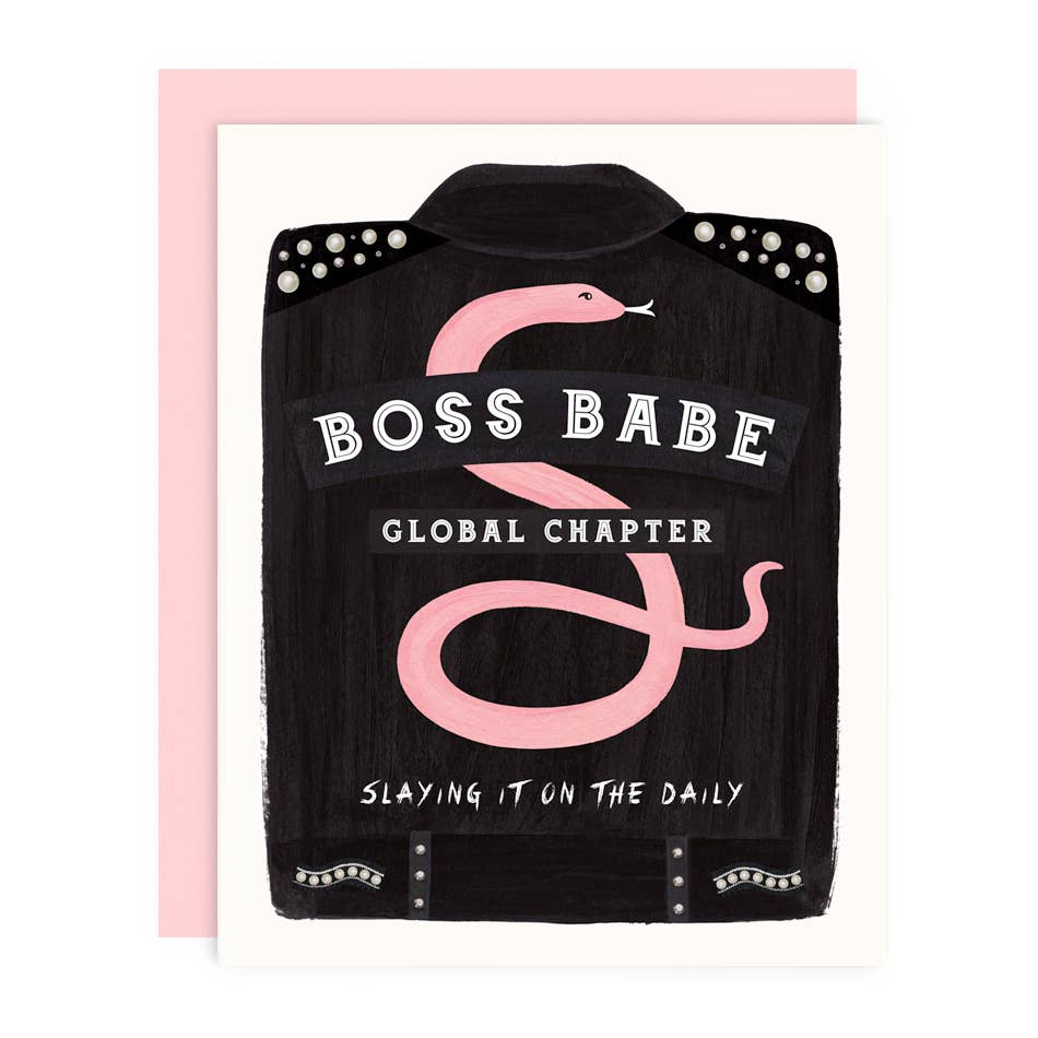 Boss Babe Greeting Card