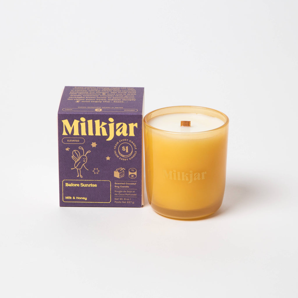 Milk Jar - Before Sunrise Candle