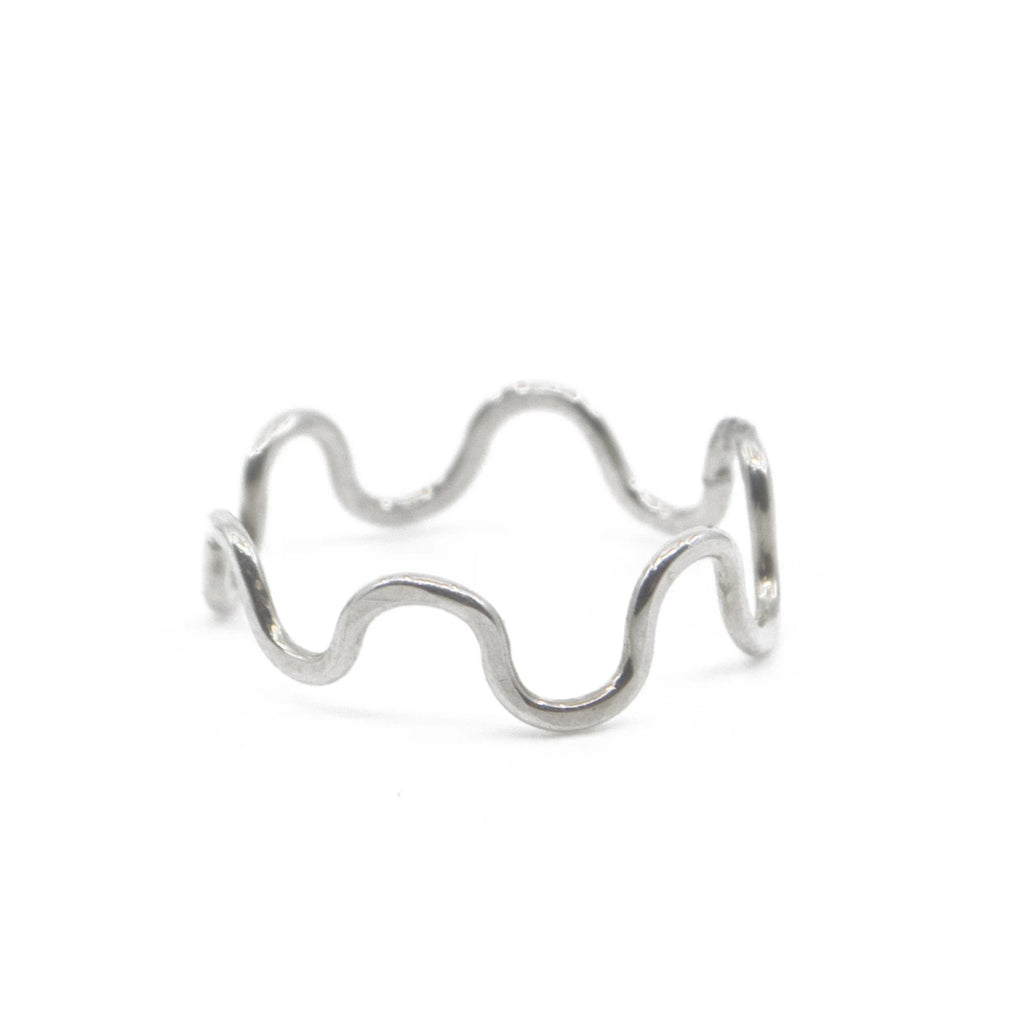 dainty minimalist sterling silver ring 