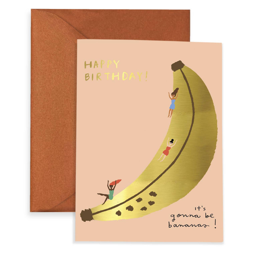 BANANA SLIDE - Birthday Card