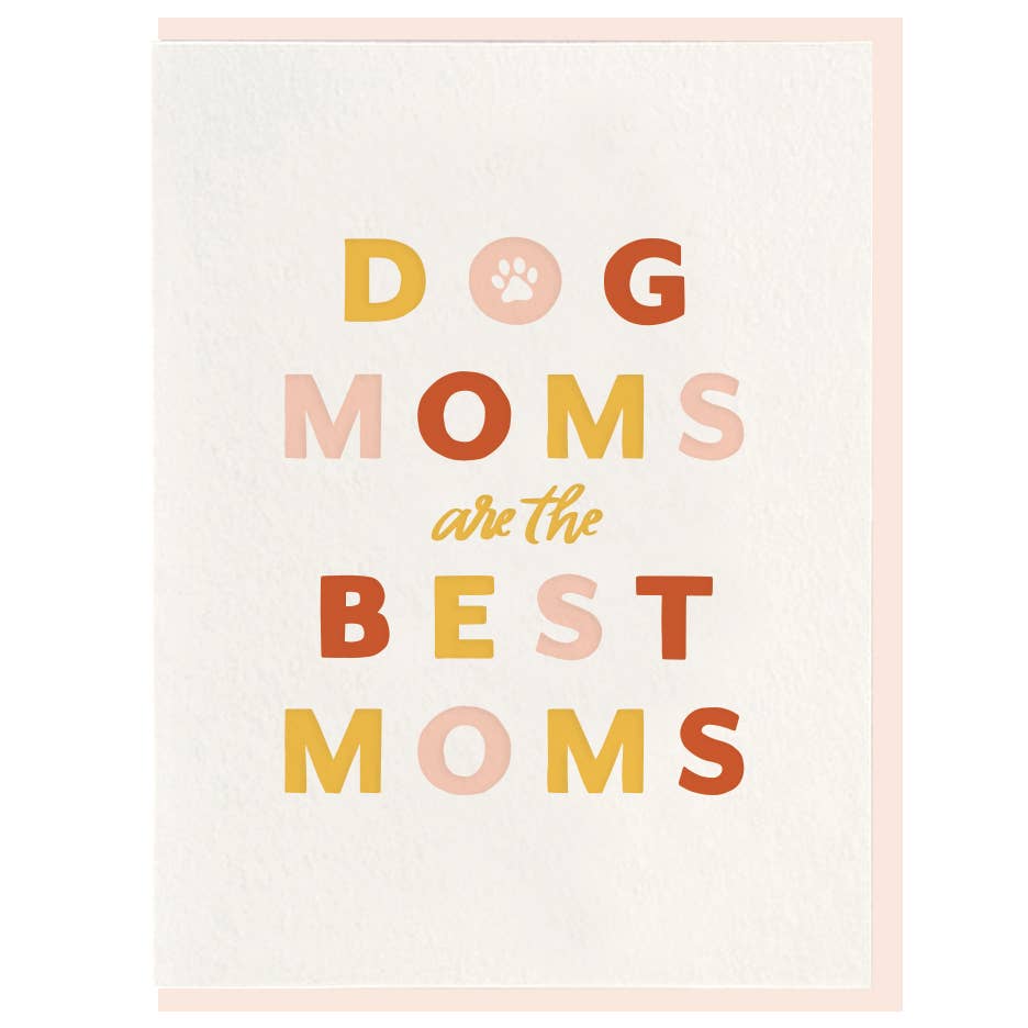 Dog Mom - Letterpress Card