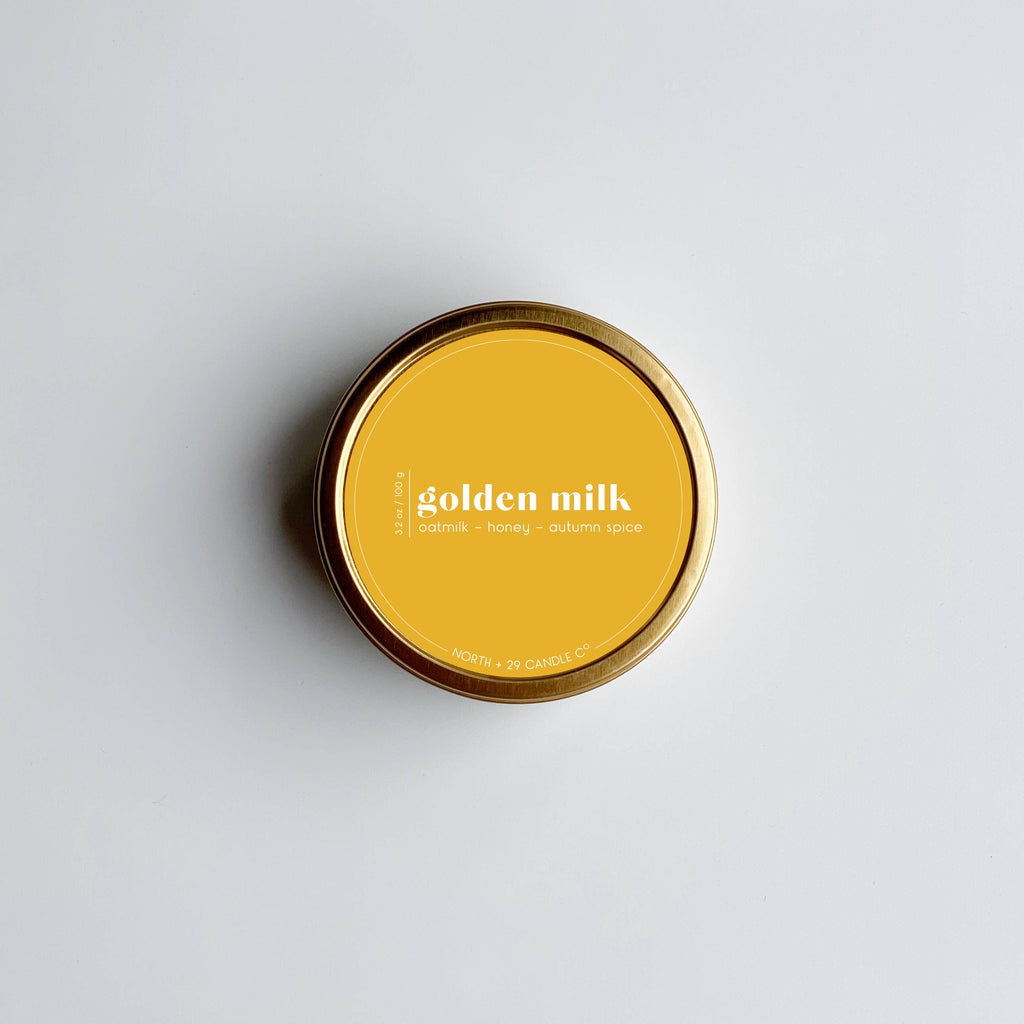 Golden Milk Travel Candle