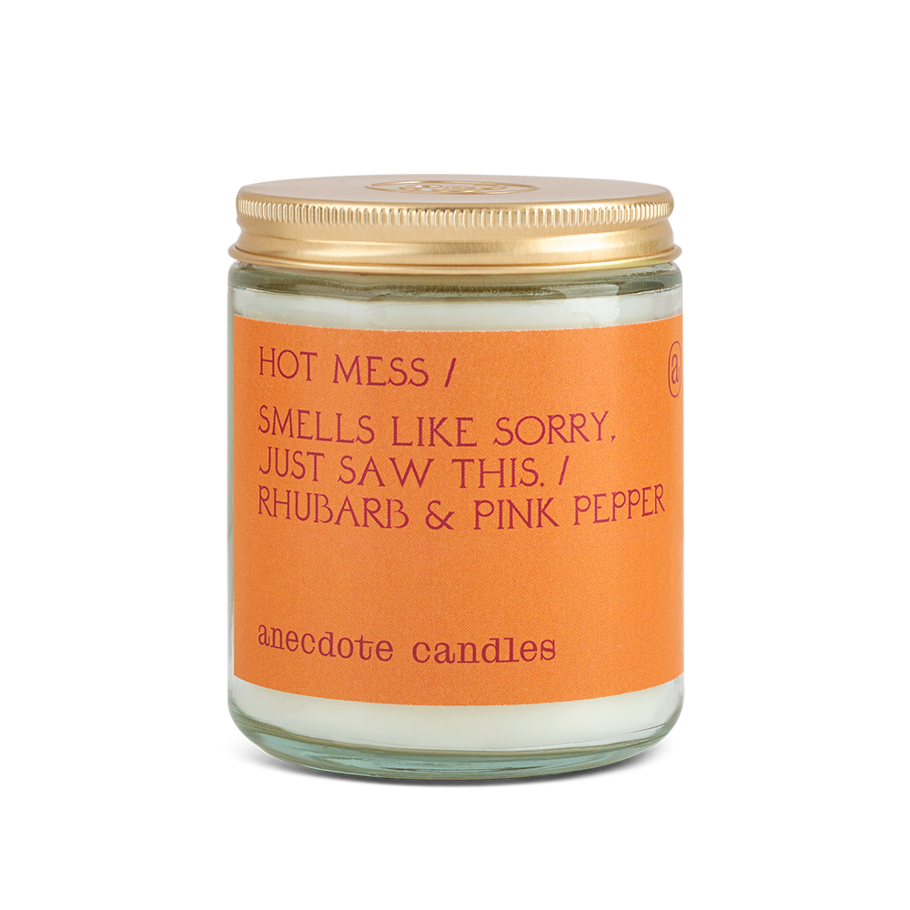 Hot Mess Candle (Rhubarb & Pink Pepper) Candle
