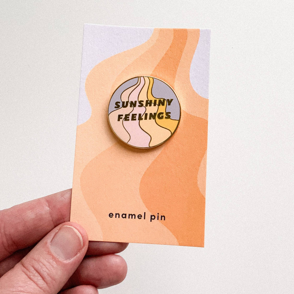 Sunshiny Feelings Enamel Pin